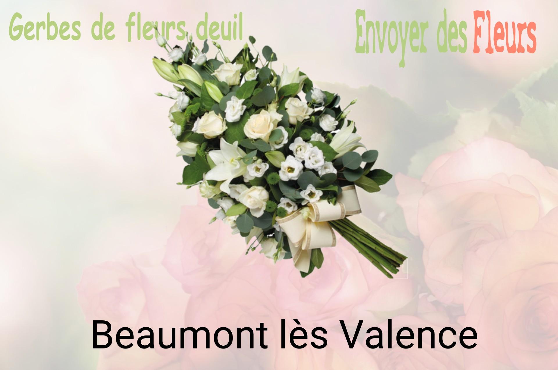 Gerbe de fleurs de deuil livrée à Beaumont-lès-Valence